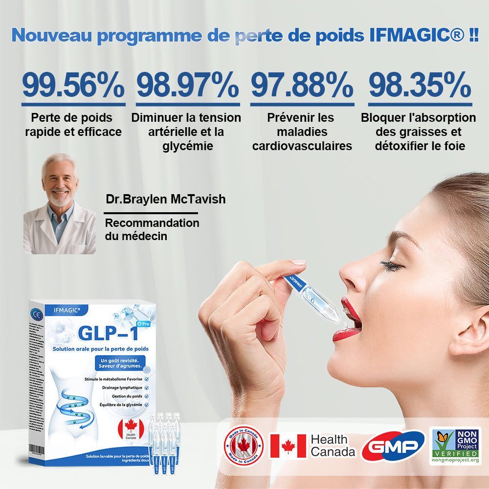 𝐈𝐅𝐌𝐀𝐆𝐈𝐂® 𝐆𝐋𝐏-𝟏 𝐏𝐫𝐨 𝐒𝐨𝐥𝐮𝐭𝐢𝐨𝐧 𝐨𝐫𝐚𝐥𝐞 𝐩𝐨𝐮𝐫 𝐥𝐚 𝐩𝐞𝐫𝐭𝐞 𝐝𝐞 𝐩𝐨𝐢𝐝𝐬🌈🌈Une dose par jour — voyez les résultats en 7 jours⏱️